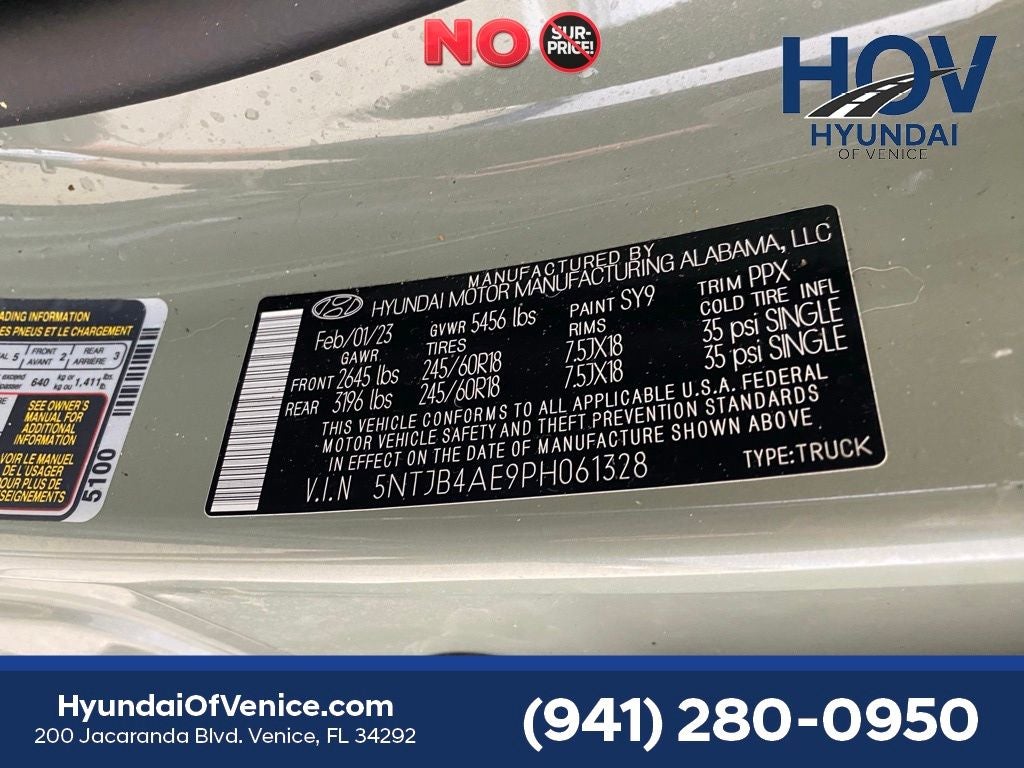 2023 Hyundai SANTA CRUZ SEL