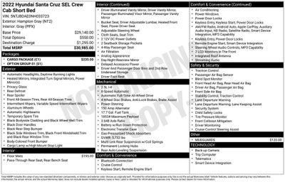 2022 Hyundai SANTA CRUZ SEL