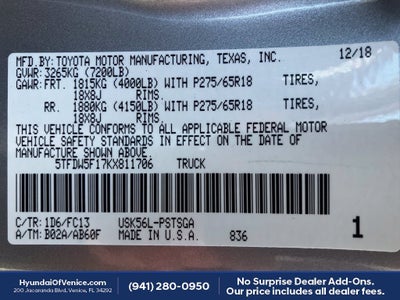 2019 Toyota Tundra SR5 CrewMax