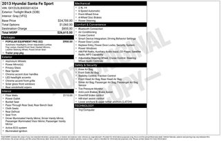 2013 Hyundai SANTA FE SPORT Base