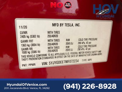 2021 Tesla Model Y Long Range