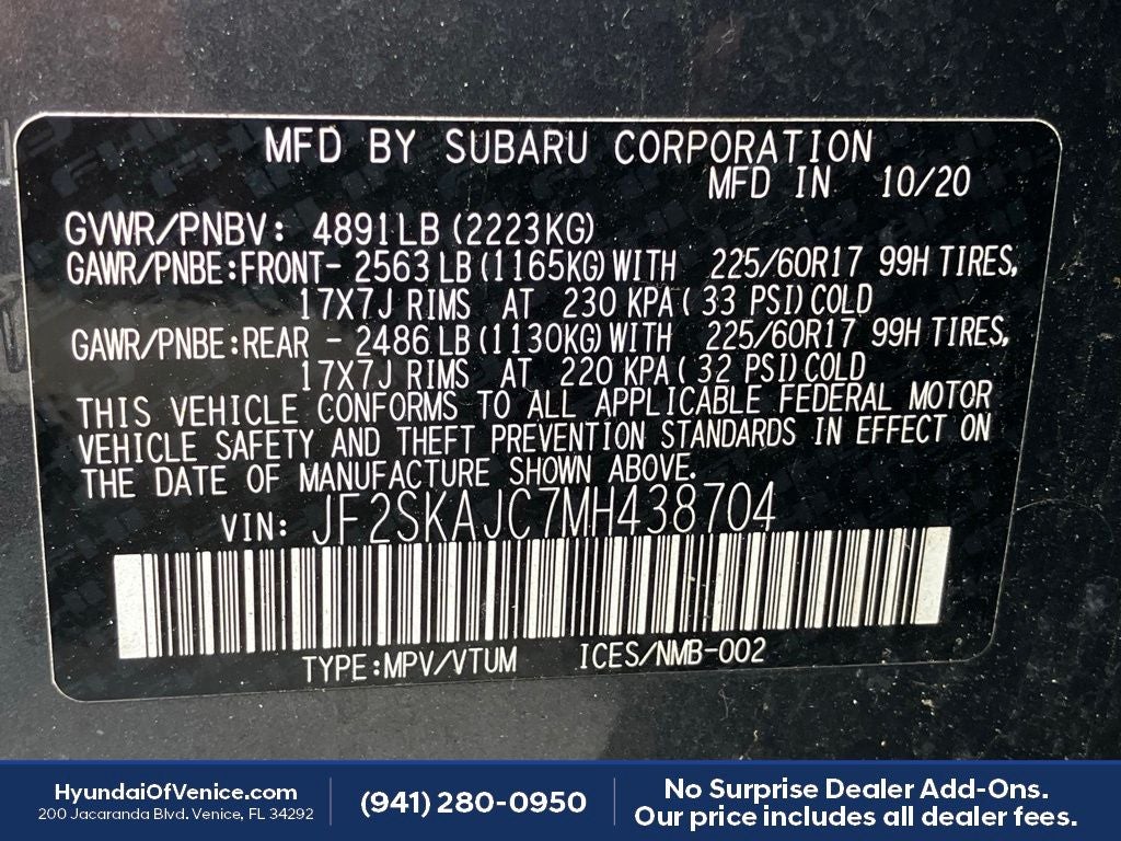 2021 Subaru Forester Premium