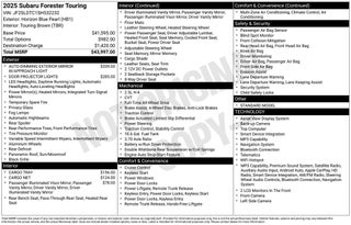 2025 Subaru Forester Touring