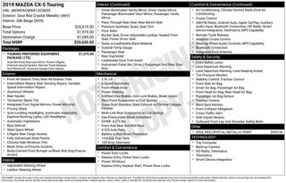 2019 Mazda Mazda CX-5 Touring