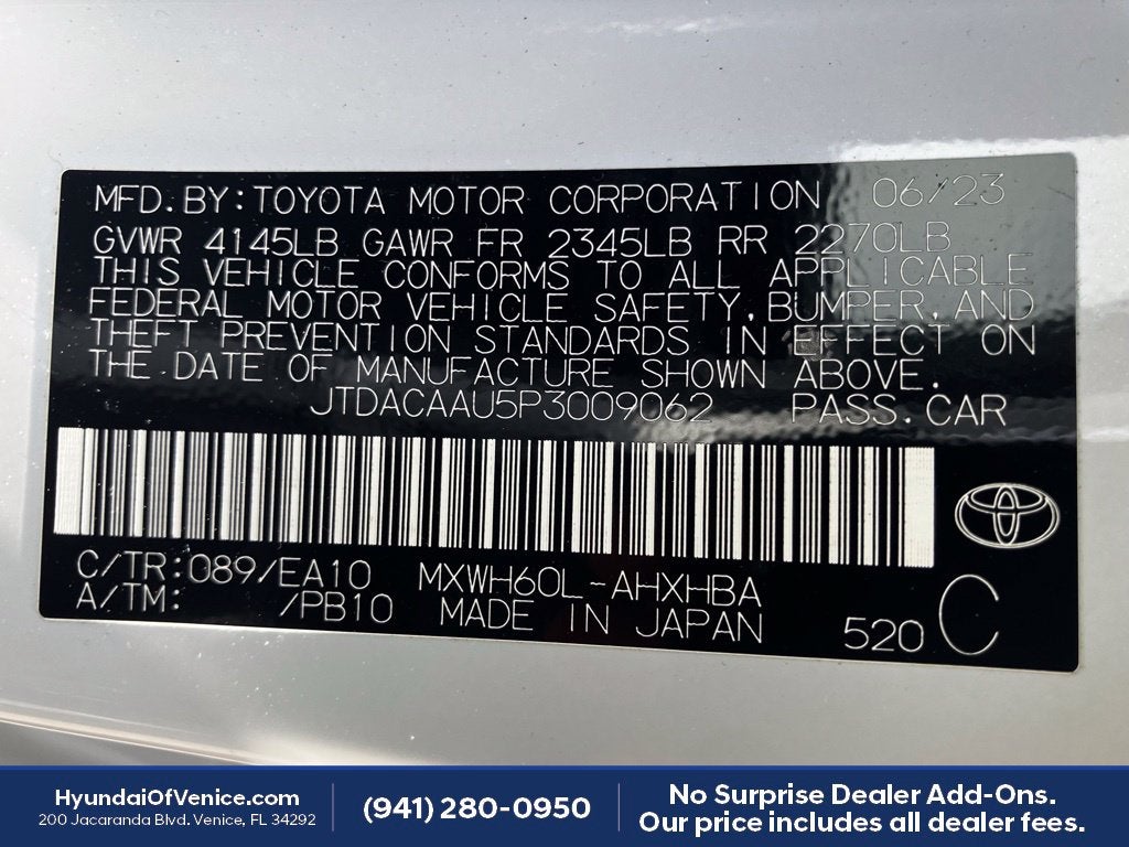 2023 Toyota Prius Limited