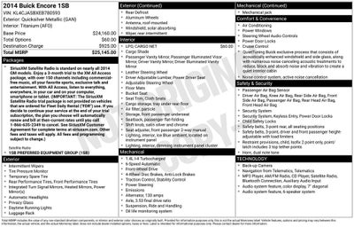 2014 Buick Encore Base