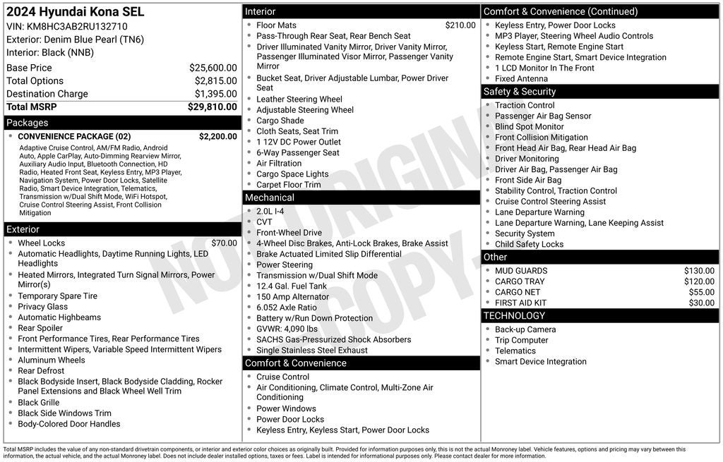 2024 Hyundai KONA SEL