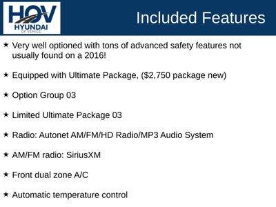 2016 Hyundai TUCSON Limited