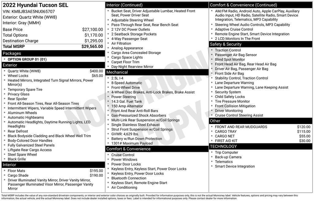 2022 Hyundai TUCSON SEL