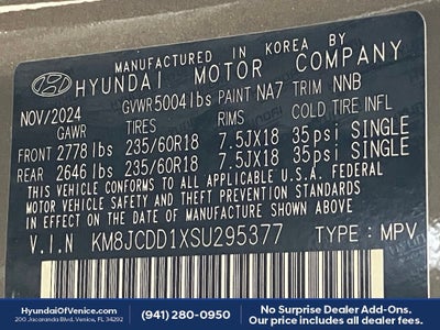 2025 Hyundai TUCSON HYBRID SEL Convenience