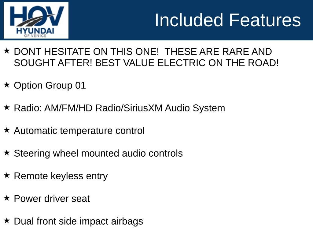 2023 Hyundai KONA ELECTRIC SE