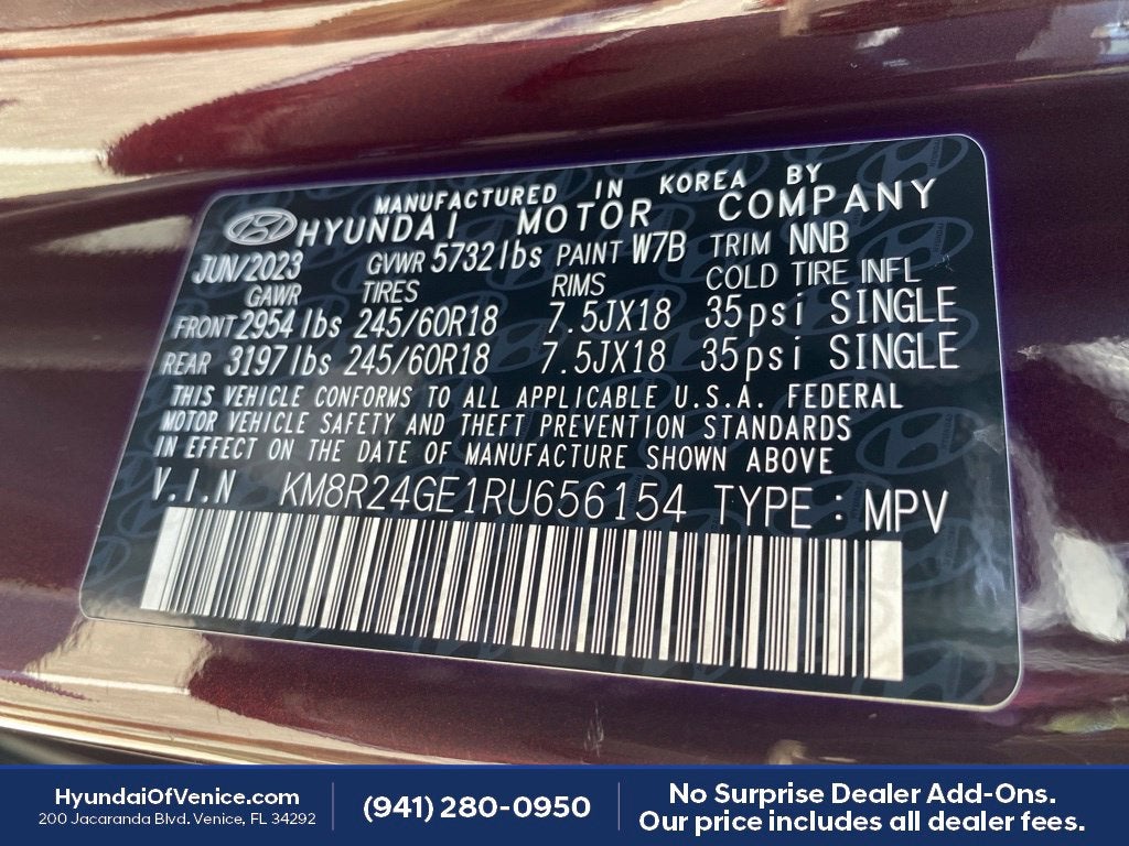 2024 Hyundai PALISADE SEL 7 Passenger