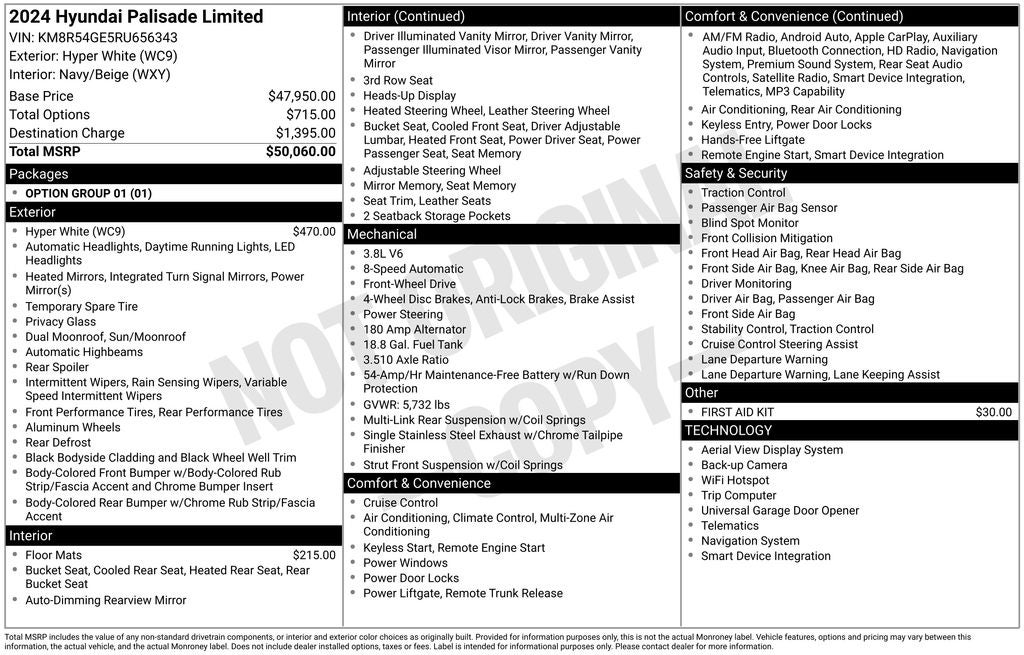 2024 Hyundai PALISADE Limited