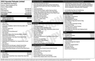 2022 Hyundai PALISADE Limited