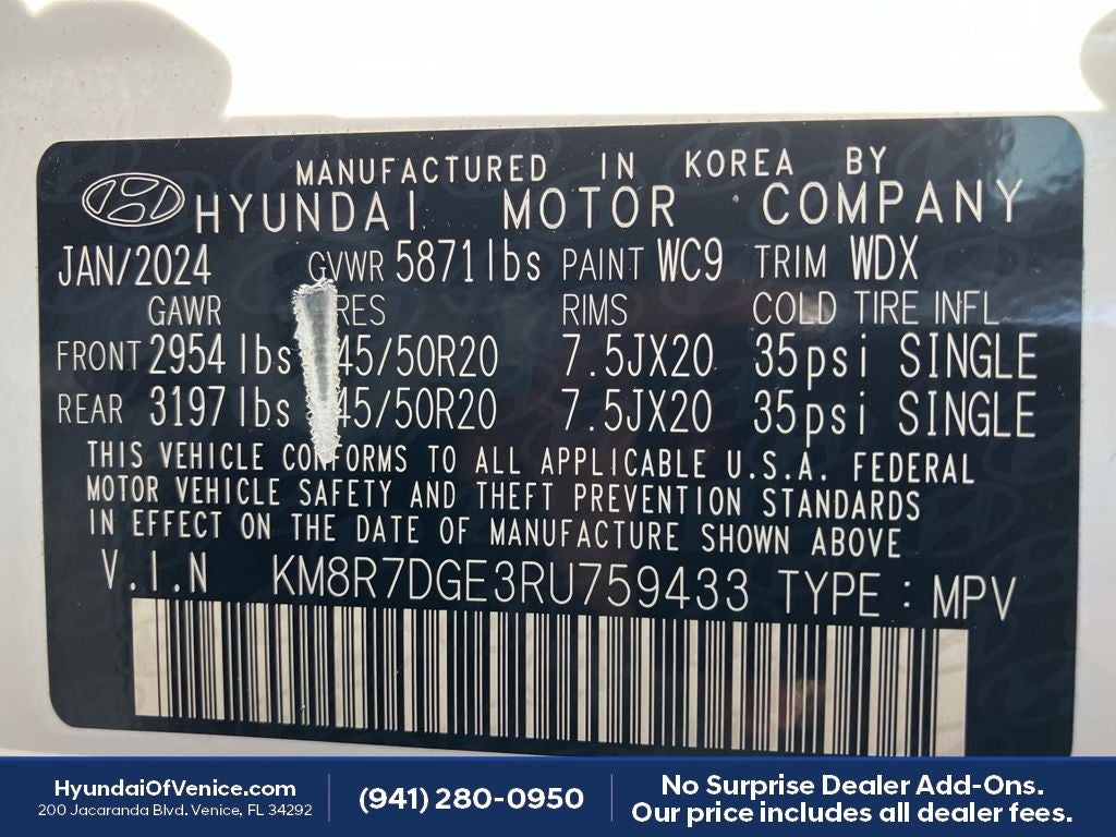 2024 Hyundai PALISADE Calligraphy