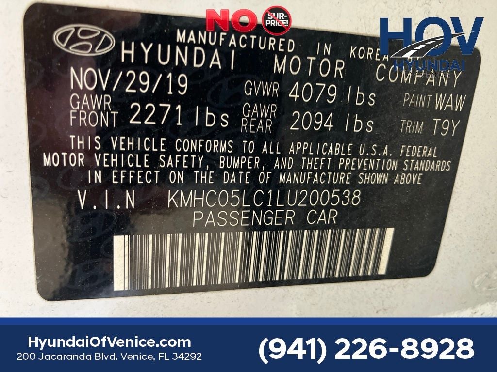 2020 Hyundai IONIQ HYBRID Limited
