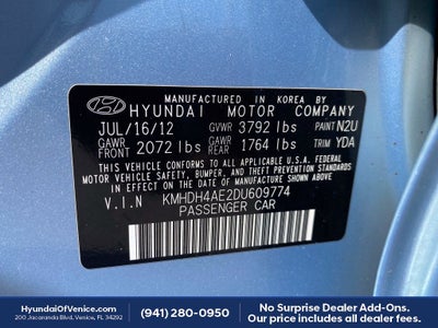 2013 Hyundai ELANTRA GLS