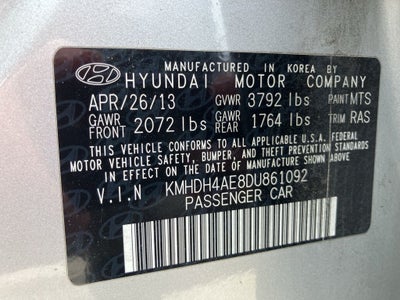 2013 Hyundai ELANTRA GLS