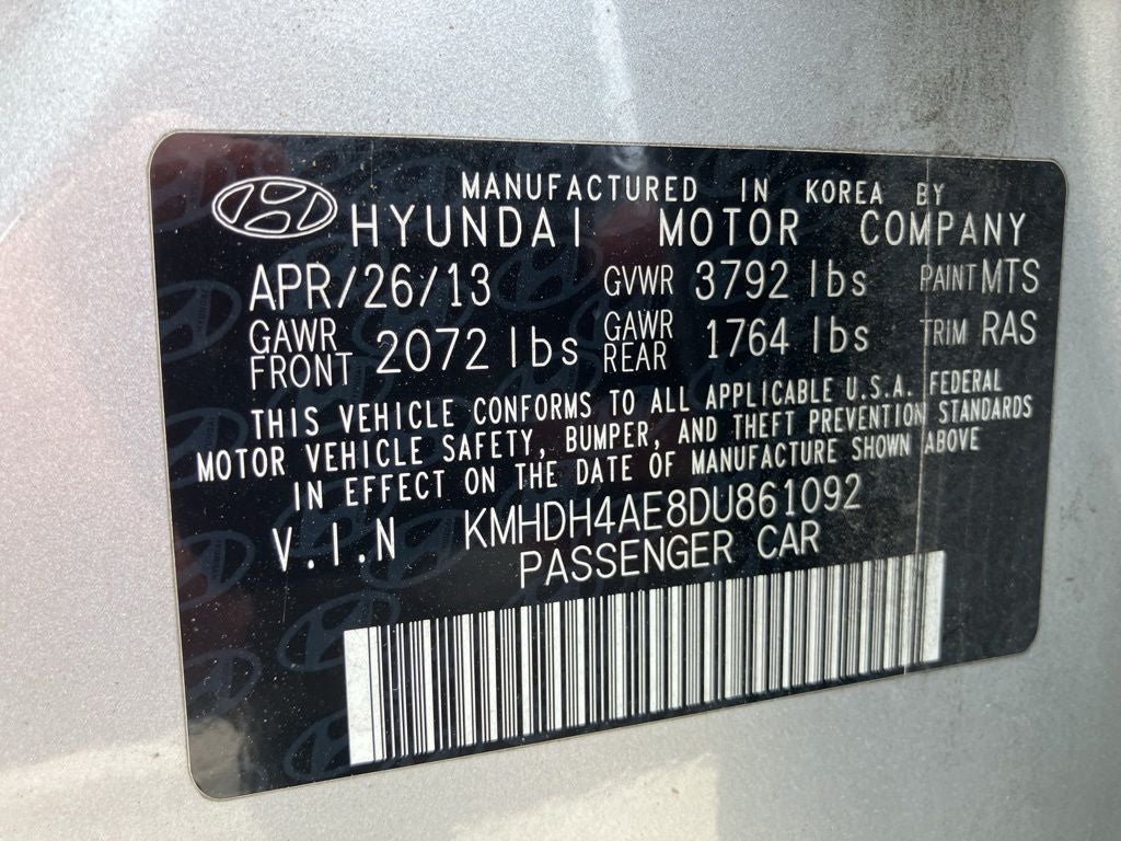 2013 Hyundai ELANTRA GLS