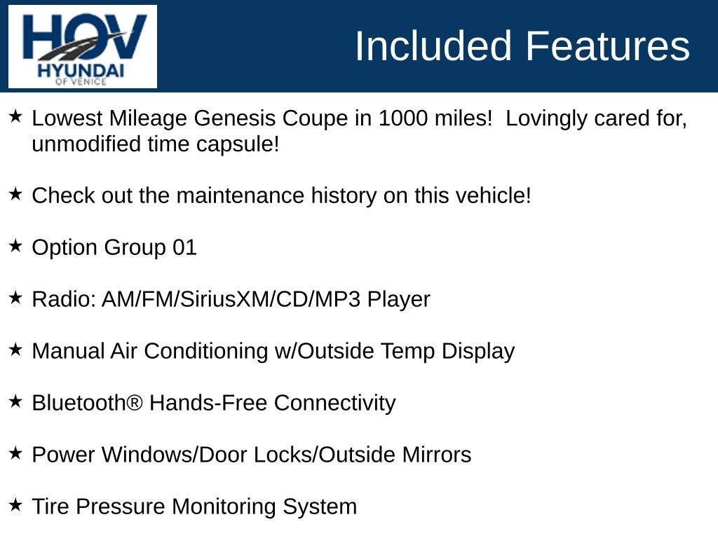 2013 Hyundai GENESIS COUPE 2.0T