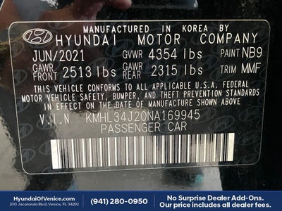2022 Hyundai SONATA Limited
