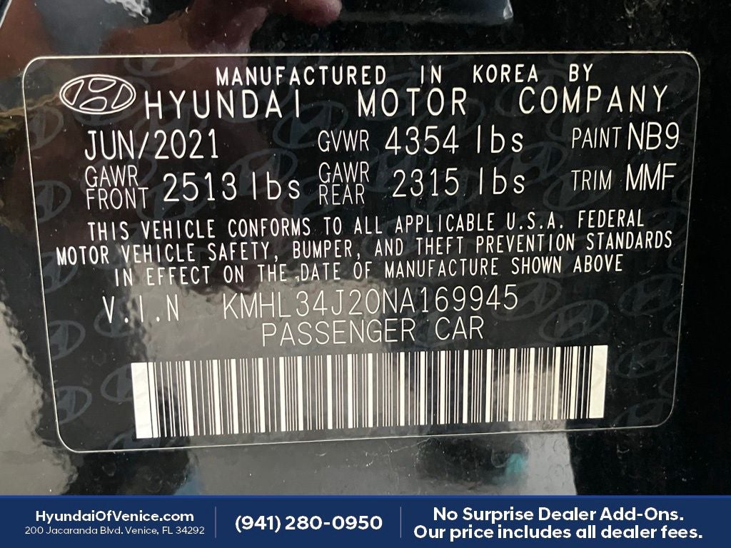 2022 Hyundai SONATA Limited