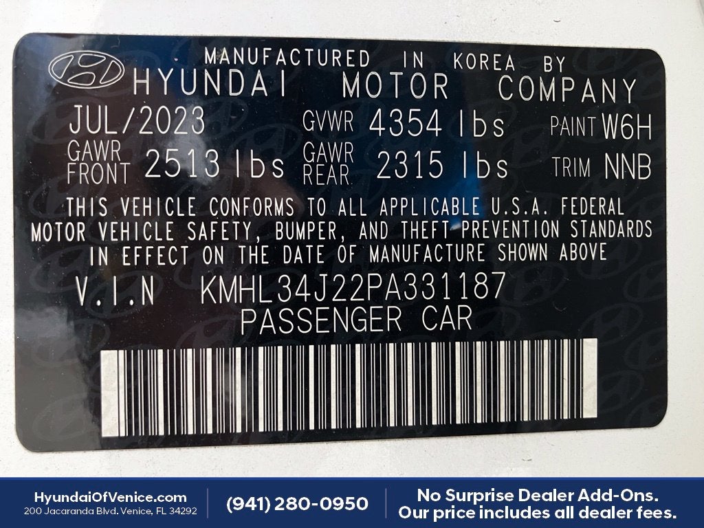 2023 Hyundai SONATA Limited