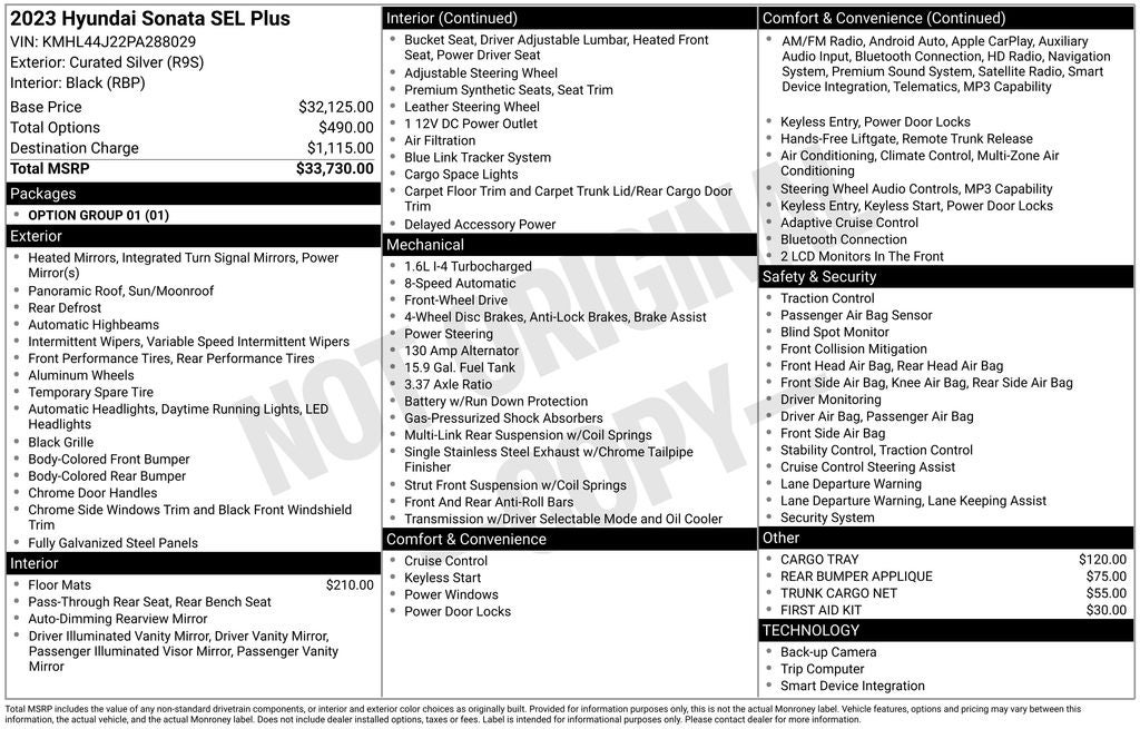 2023 Hyundai SONATA SEL Plus