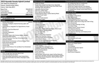 2023 Hyundai SONATA HYBRID Limited