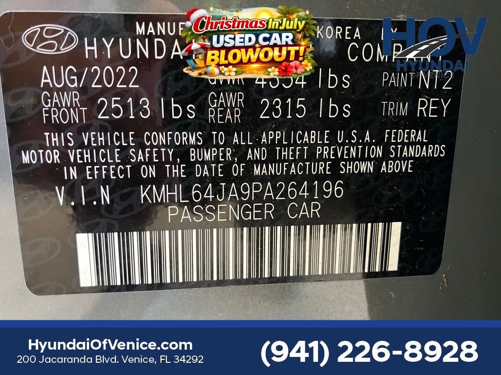 2023 Hyundai SONATA SEL