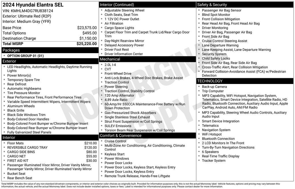 2024 Hyundai ELANTRA SEL