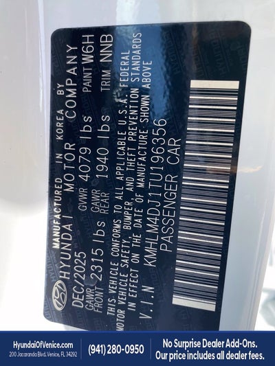 2026 Hyundai ELANTRA HYBRID Blue