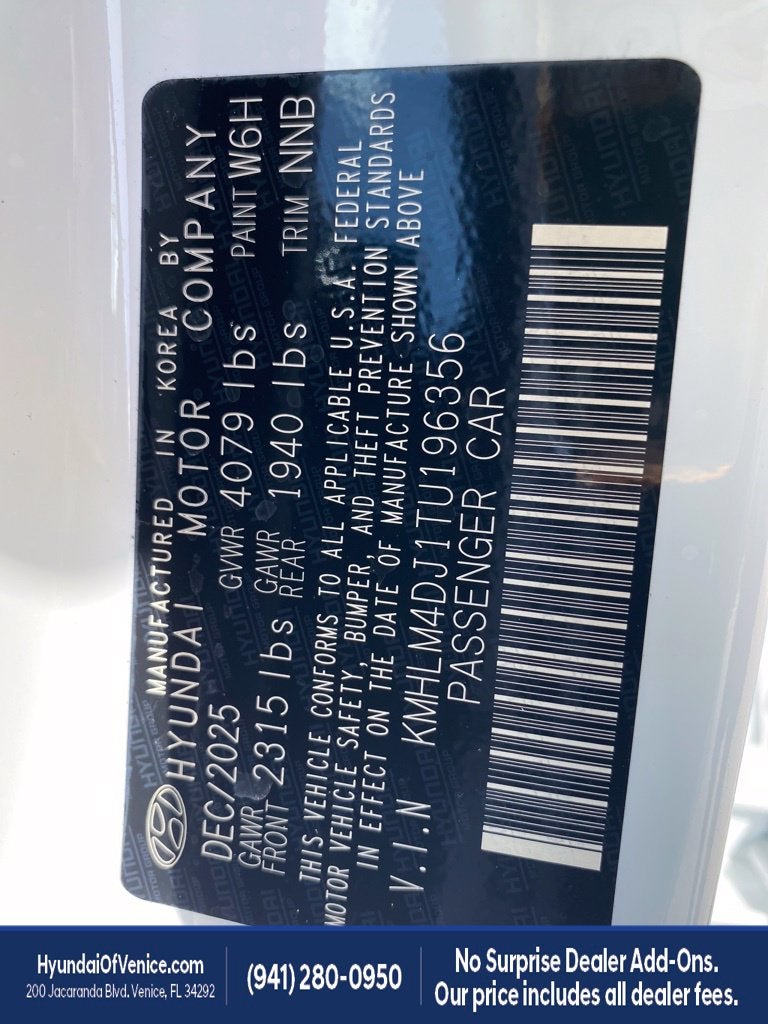 2026 Hyundai ELANTRA HYBRID Blue