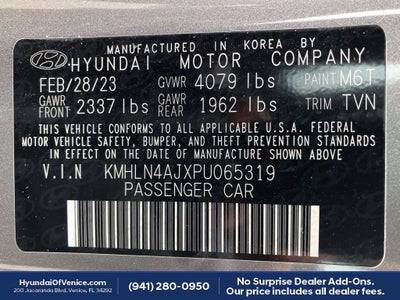 2023 Hyundai ELANTRA HYBRID Limited