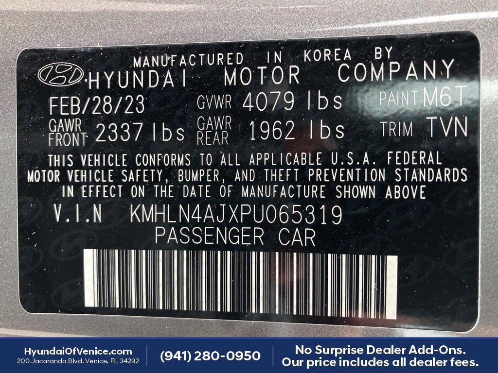 2023 Hyundai ELANTRA HYBRID Limited