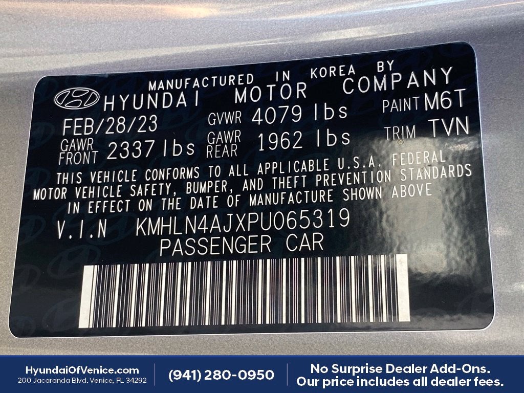 2023 Hyundai ELANTRA HYBRID Limited