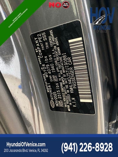 2026 Hyundai ELANTRA HYBRID Limited