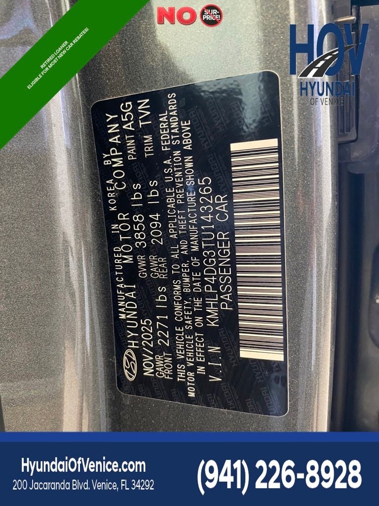 2026 Hyundai ELANTRA Limited