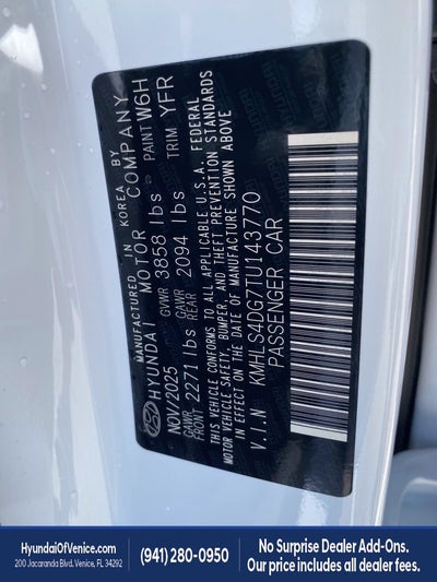 2026 Hyundai ELANTRA SEL Sport