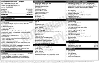 2022 Hyundai VENUE Limited