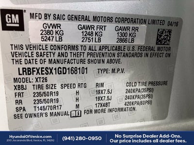 2016 Buick Envision Premium I