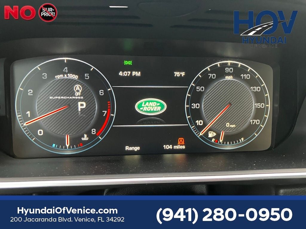 2016 Land Rover Range Rover Sport 5.0L V8 Supercharged