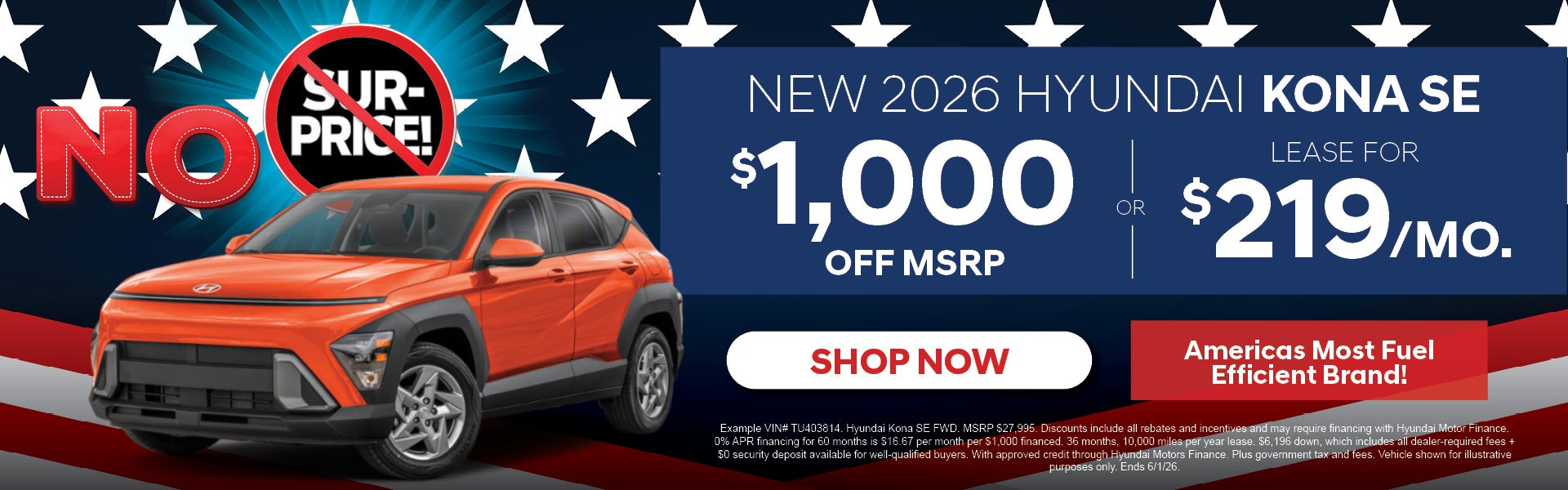 New 2026 Hyundai Kona