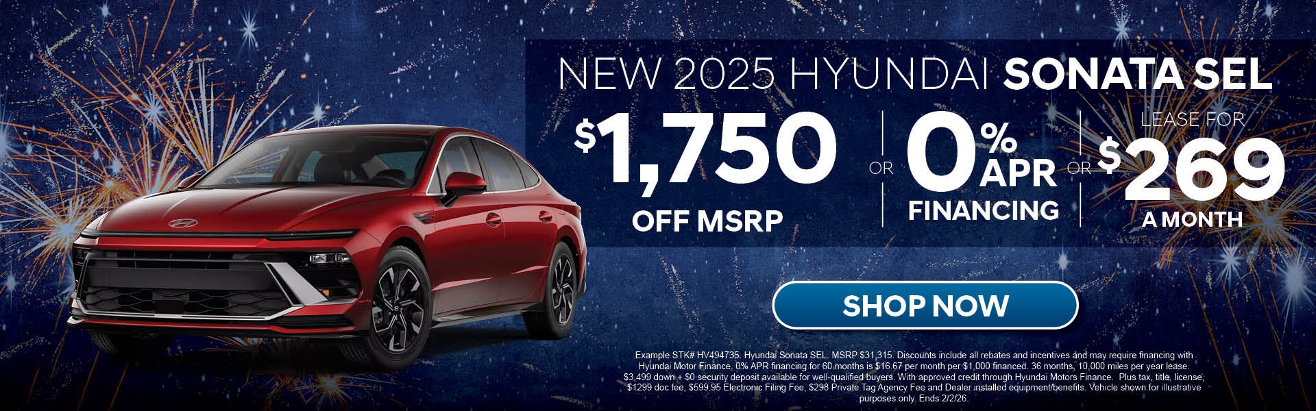 New 2025 Hyundai Sonata SEL