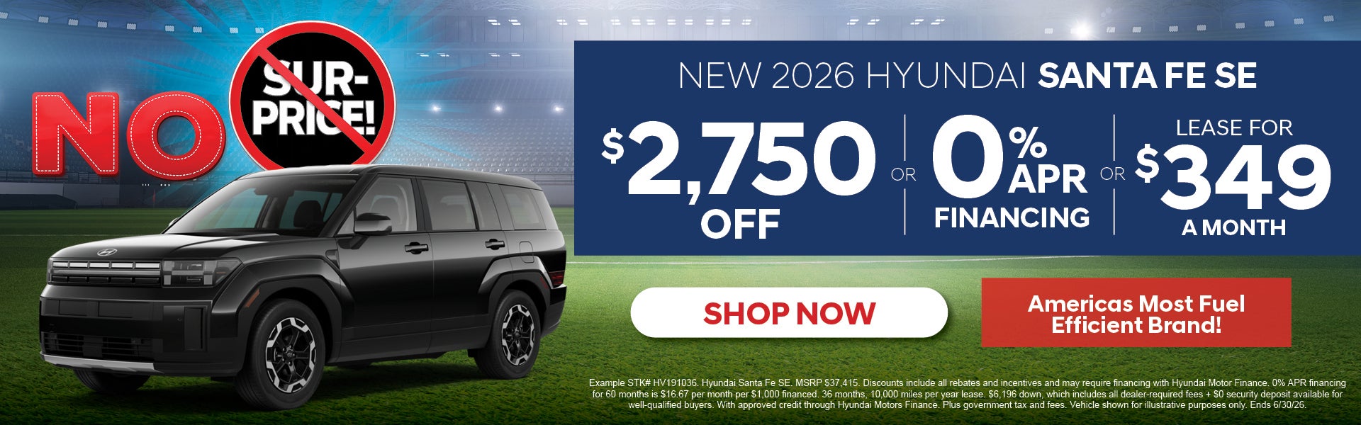 NEW 2026 HYUNDAI SANTA FE SE