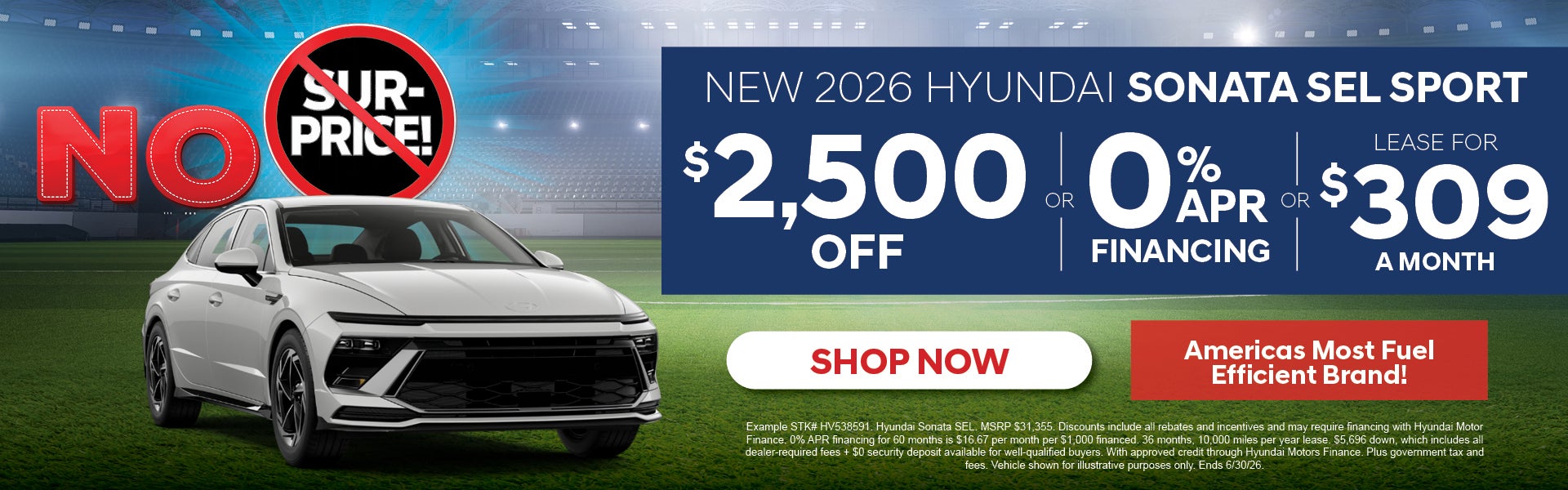NEW 2026 HYUNDAI SONATA SEL SPORT
