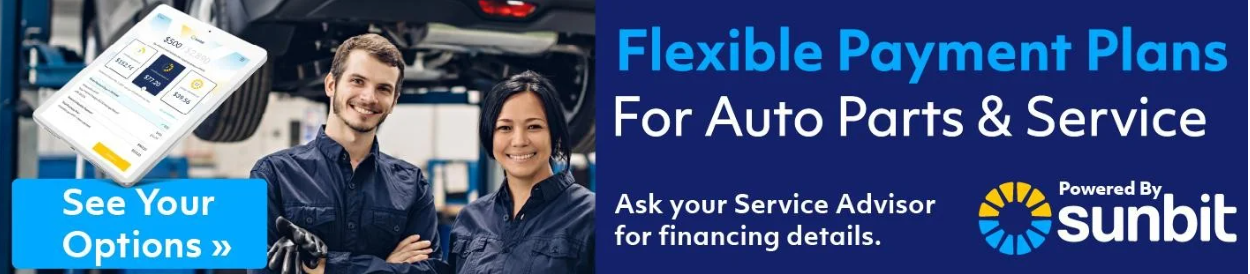 Flexible Payment Plans for Auto Parts & Service