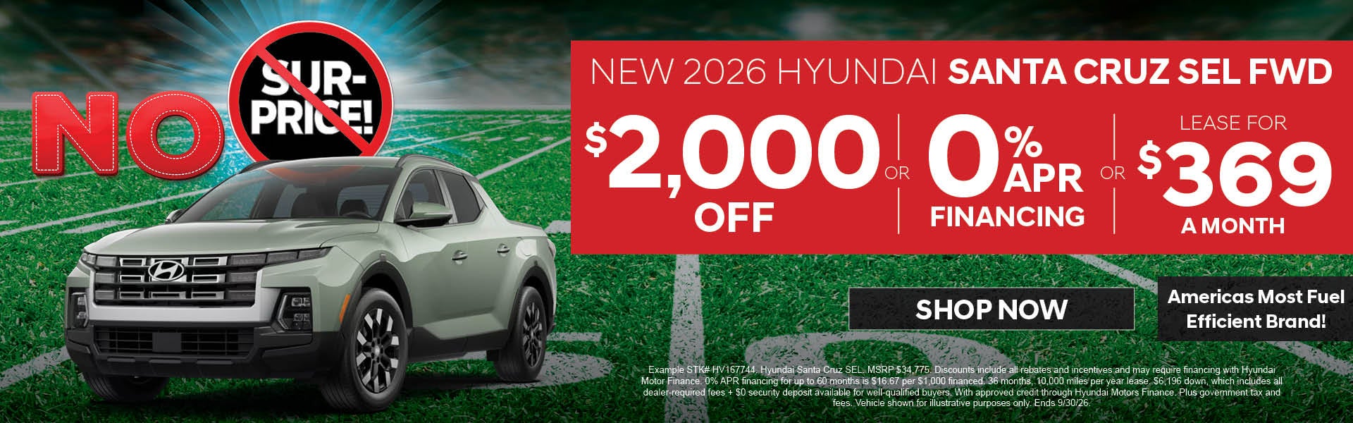 New 2026 Hyundai Santa Cruz SEL FWD 